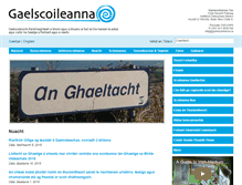 Tablet Screenshot of gaelscoileanna.ie